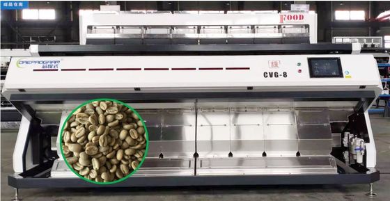 Intelligent Removal Coffee Bean Color Sorter Processing Equipment 5400 Pixel 220V 6.0kw